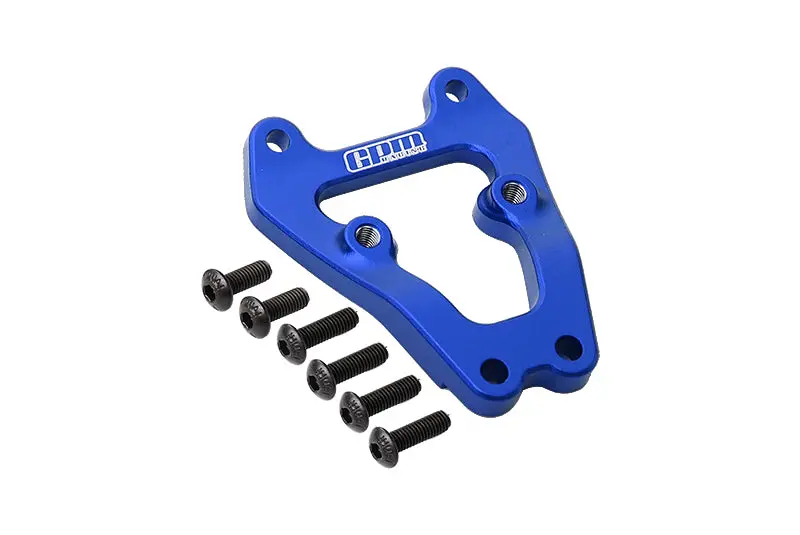 Losi 1/10 Lasernut U4 Tenacity Los03028 Aluminium Front Bumper Support Frame - 7Pc Set Blue 1