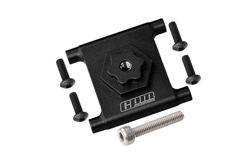 Losi 1/10 Lasernut U4 Tenacity Los03028 Aluminium Spare Tire Mount - 6Pc Set Black 1