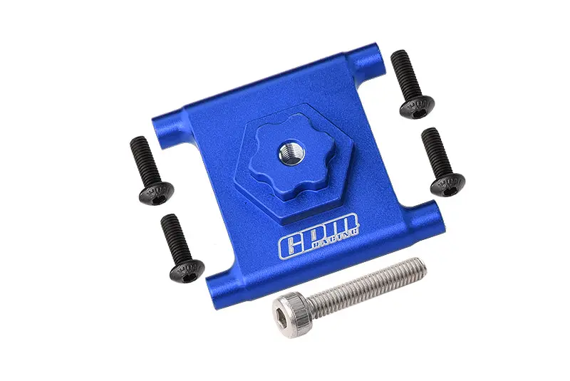 Losi 1/10 Lasernut U4 Tenacity Los03028 Aluminium Spare Tire Mount - 6Pc Set Blue 1