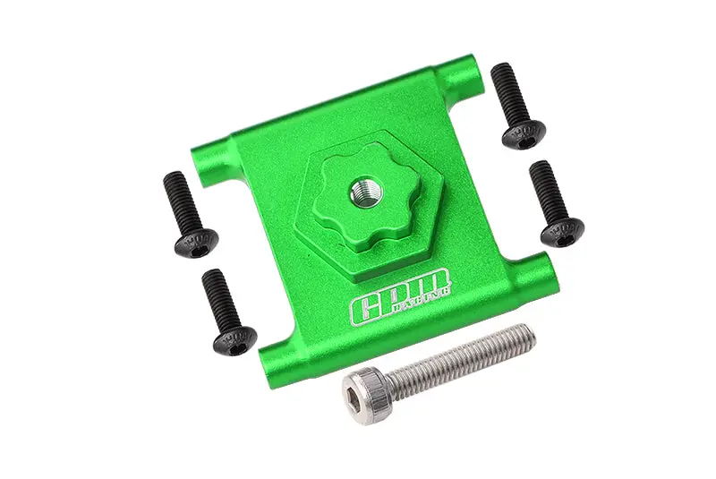 Losi 1/10 Lasernut U4 Tenacity Los03028 Aluminium Spare Tire Mount - 6Pc Set Green 1
