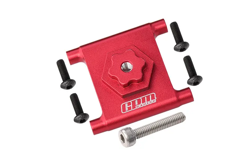 Losi 1/10 Lasernut U4 Tenacity Los03028 Aluminium Spare Tire Mount - 6Pc Set Red 1