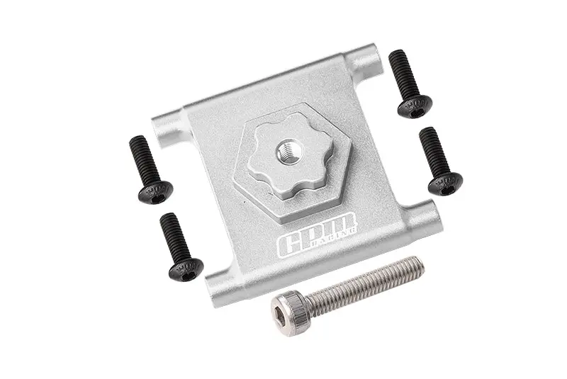Losi 1/10 Lasernut U4 Tenacity Los03028 Aluminium Spare Tire Mount - 6Pc Set Silver 1