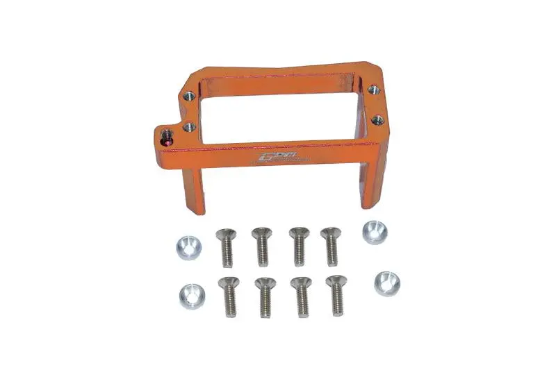 Losi 1/10 Lasernut U4 Tenacity Los03028 Aluminum Servo Mount - 13Pc Set Orange 1