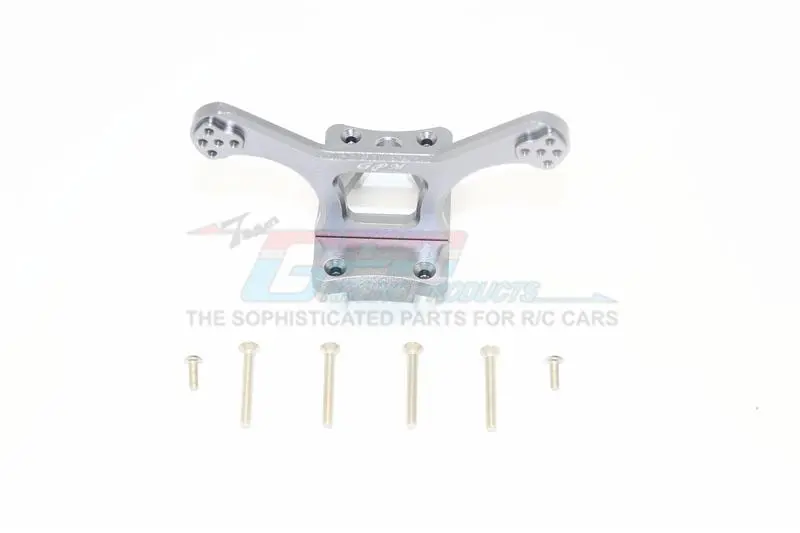 Losi 1/10 Rock Rey 4Wd Rock Racer (Los03009) Aluminum Front Shock Tower - 1Pc Set Gray Silver 1
