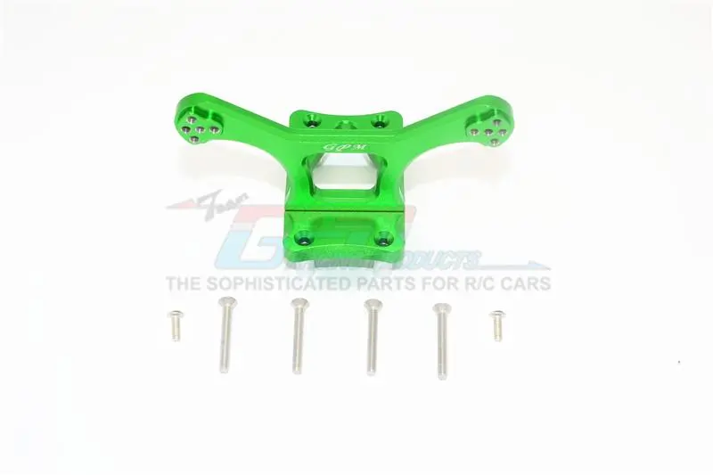 Losi 1/10 Rock Rey 4Wd Rock Racer (Los03009) Aluminum Front Shock Tower - 1Pc Set Green 1
