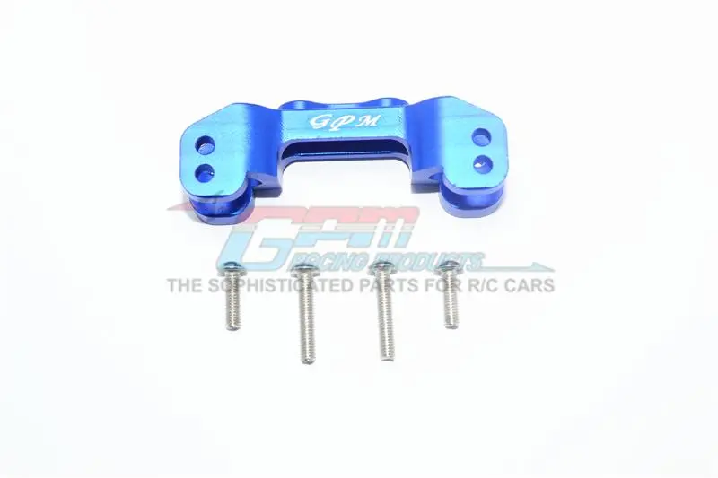 Losi 1/10 Rock Rey 4Wd Rock Racer (Los03009) Aluminum Front Upper Mount For Upper Arm Links - 1Pc Set Blue 1