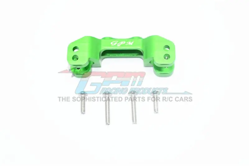 Losi 1/10 Rock Rey 4Wd Rock Racer (Los03009) Aluminum Front Upper Mount For Upper Arm Links - 1Pc Set Green 1