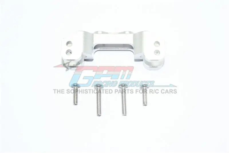 Losi 1/10 Rock Rey 4Wd Rock Racer (Los03009) Aluminum Front Upper Mount For Upper Arm Links - 1Pc Set Silver 1