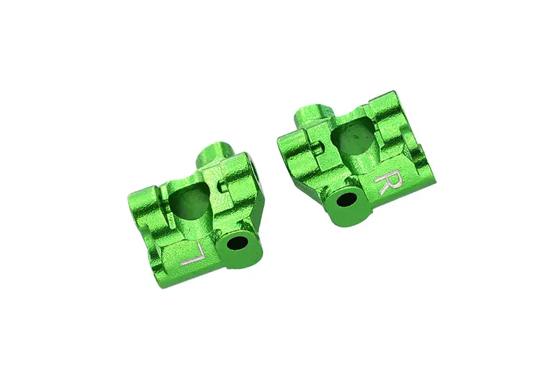 Losi 1/18 Mini-T 2.0 2Wd Stadium Truck Aluminum Front C-Hubs - 2Pc Set Green 1