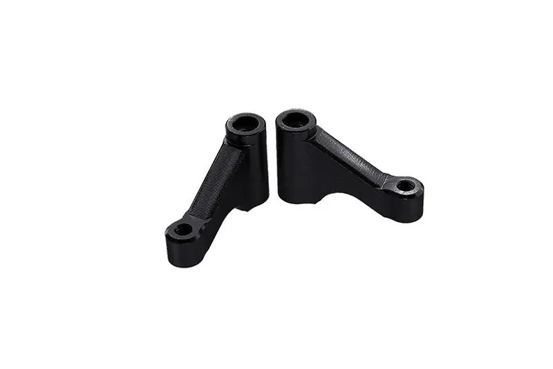 Losi 1/18 Mini-T 2.0 2Wd Stadium Truck Aluminum Front Chassis Brace - 2Pc Set Black 1