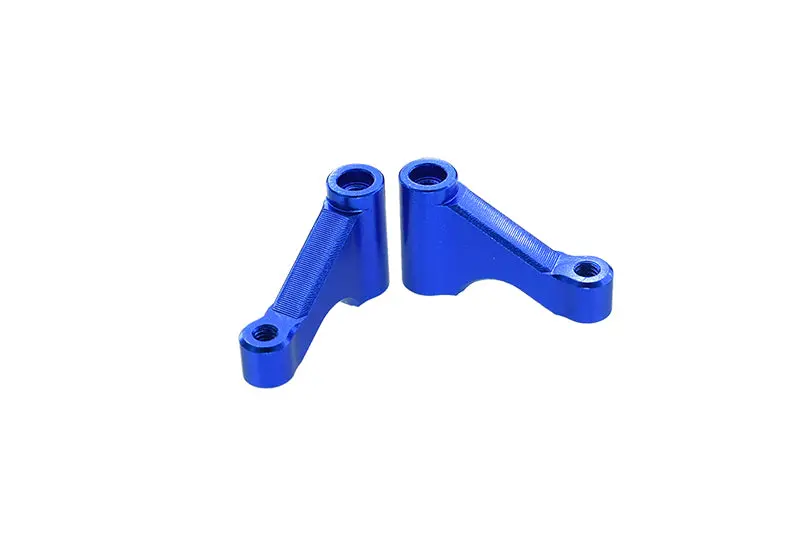 Losi 1/18 Mini-T 2.0 2Wd Stadium Truck Aluminum Front Chassis Brace - 2Pc Set Blue 1