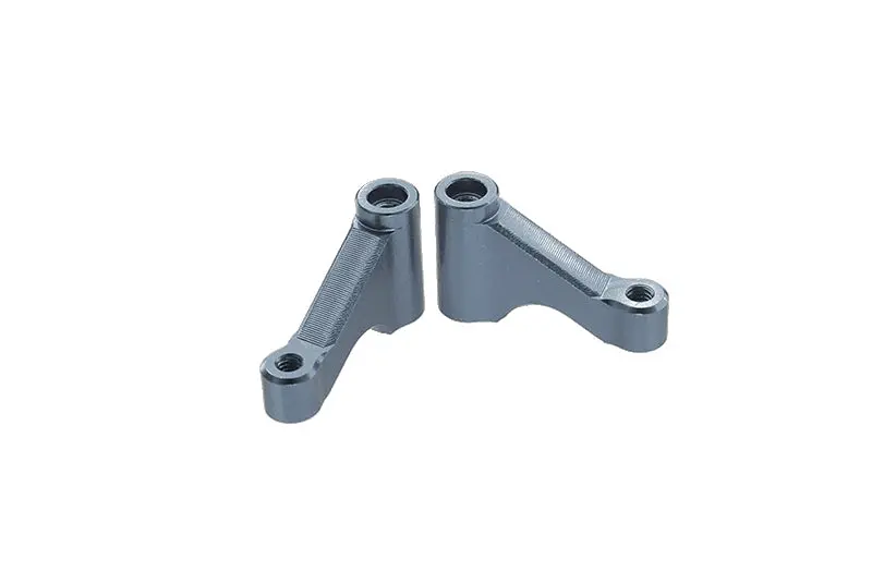 Losi 1/18 Mini-T 2.0 2Wd Stadium Truck Aluminum Front Chassis Brace - 2Pc Set Gray Silver 1
