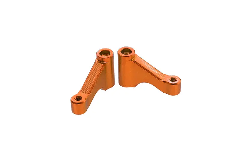 Losi 1/18 Mini-T 2.0 2Wd Stadium Truck Aluminum Front Chassis Brace - 2Pc Set Orange 1