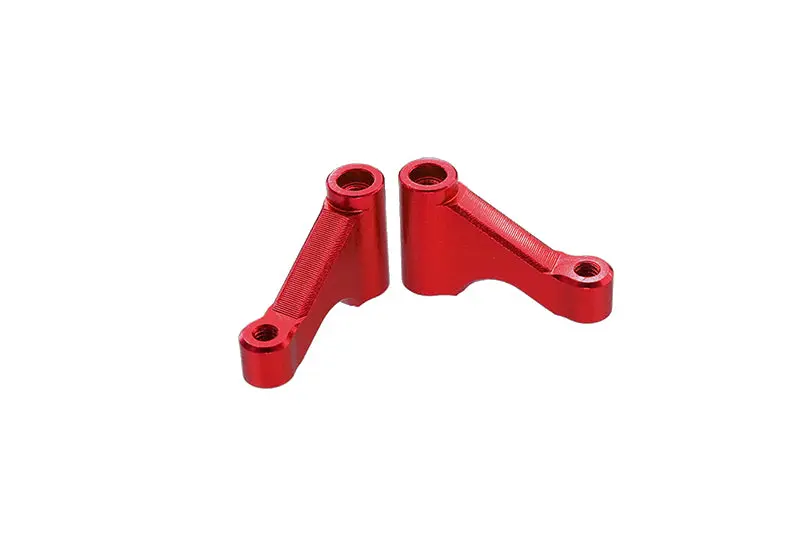 Losi 1/18 Mini-T 2.0 2Wd Stadium Truck Aluminum Front Chassis Brace - 2Pc Set Red 1