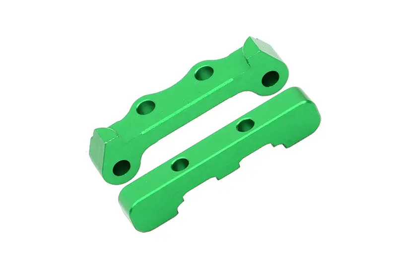 Losi 1/18 Mini-T 2.0 2Wd Stadium Truck Aluminum Rear Lower Suspension Arm Mount - 2Pc Set Green 1