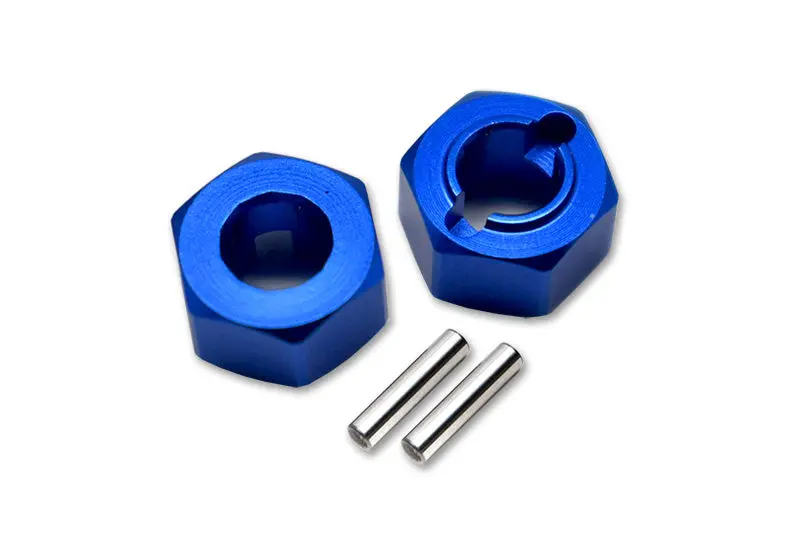 Losi 1/18 Mini-T 2.0 2Wd Stadium Truck Aluminum Rear Wheel Hex Adapters 5Mm Thick - 4Pc Set Blue 1