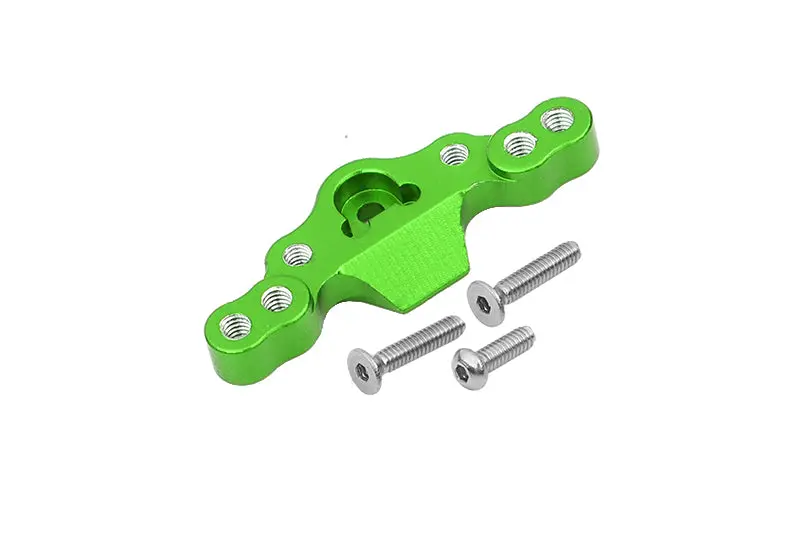 Losi 1/18 Mini-T 2.0 2Wd Stadium Truck Aluminum Stabilizing Mount For Front Upper Arm Tie Rods - 1Pc Set Green 1