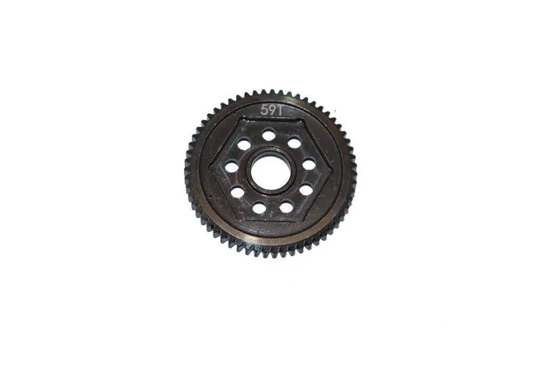 Losi 1/18 Mini-T 2.0 2Wd Stadium Truck Harden Steel #45 Spur Gear 59T - 1Pc Set Black 1