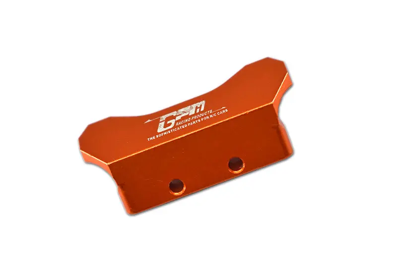 Losi 1/18 Mini-T 2.0 2Wd Stadium Truck Upgrade Parts Aluminium Rear Bumper - 1Pc Set Orange 1
