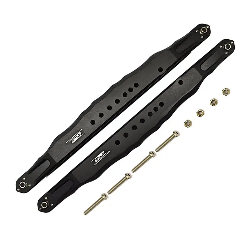 Losi 1/6 4Wd Super Baja Rey 2.0 Los05021 Aluminum Rear Lower Trailing Arms  - 10Pc Set Black 1