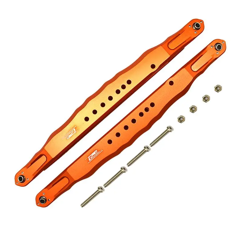 Losi 1/6 4Wd Super Baja Rey 2.0 Los05021 Aluminum Rear Lower Trailing Arms  - 10Pc Set Orange 1