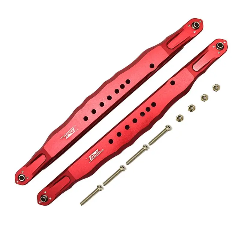 Losi 1/6 4Wd Super Baja Rey 2.0 Los05021 Aluminum Rear Lower Trailing Arms  - 10Pc Set Red 1