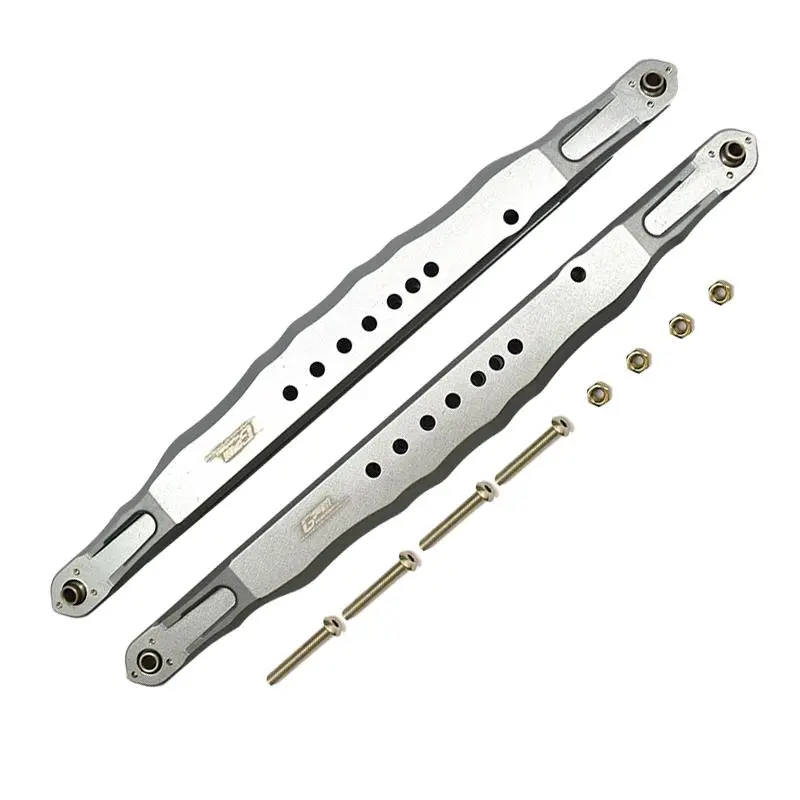 Losi 1/6 4Wd Super Baja Rey 2.0 Los05021 Aluminum Rear Lower Trailing Arms  - 10Pc Set Silver 1