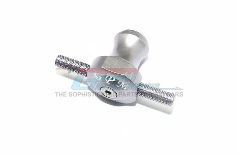 Losi 1/6 Super Baja Rey 4X4 Desert Truck Aluminium Spare Tire Locking - 1Pc Gray Silver 1