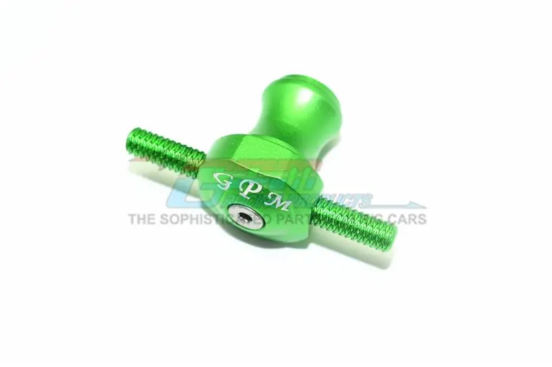 Losi 1/6 Super Baja Rey 4X4 Desert Truck Aluminium Spare Tire Locking - 1Pc Green 1