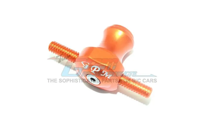 Losi 1/6 Super Baja Rey 4X4 Desert Truck Aluminium Spare Tire Locking - 1Pc Orange 1