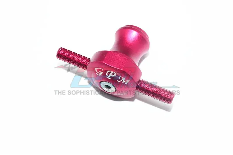 Losi 1/6 Super Baja Rey 4X4 Desert Truck Aluminium Spare Tire Locking - 1Pc Red 1
