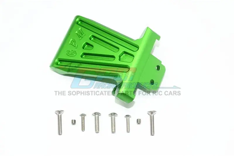Losi 1/6 Super Baja Rey 4X4 Desert Truck Aluminum Front Bumper Mount - 1Pc Set Green 1