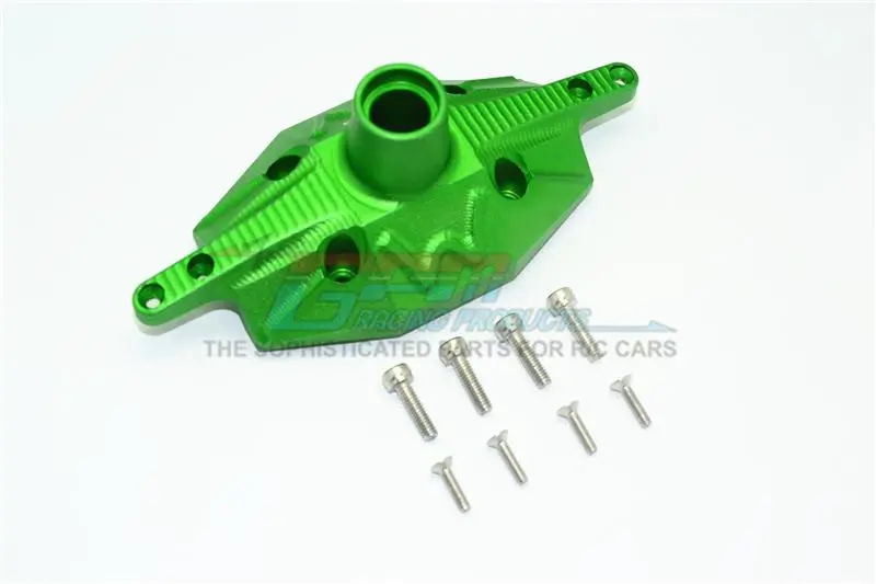 Losi 1/6 Super Baja Rey 4X4 Desert Truck Aluminum Rear Axle Case Cover - 1Pc Set Green 1