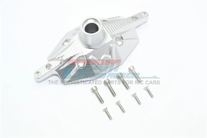 Losi 1/6 Super Baja Rey 4X4 Desert Truck Aluminum Rear Axle Case Cover - 1Pc Set Silver 1