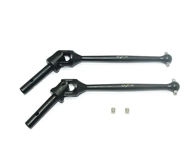 Losi 1/6 Super Baja Rey 4X4 Desert Truck Upgrade Parts Harden Steel #45 Front Cvd Drive Shaft - 1Pr Set Black 1