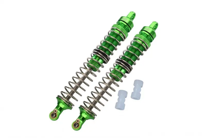 Losi 1/8 Lmt 4Wd Solid Axle Monster Truck Los04022 Aluminum Front Or Rear Adjustable Spring Dampers (130Mm) - 4Pc Set Green 1