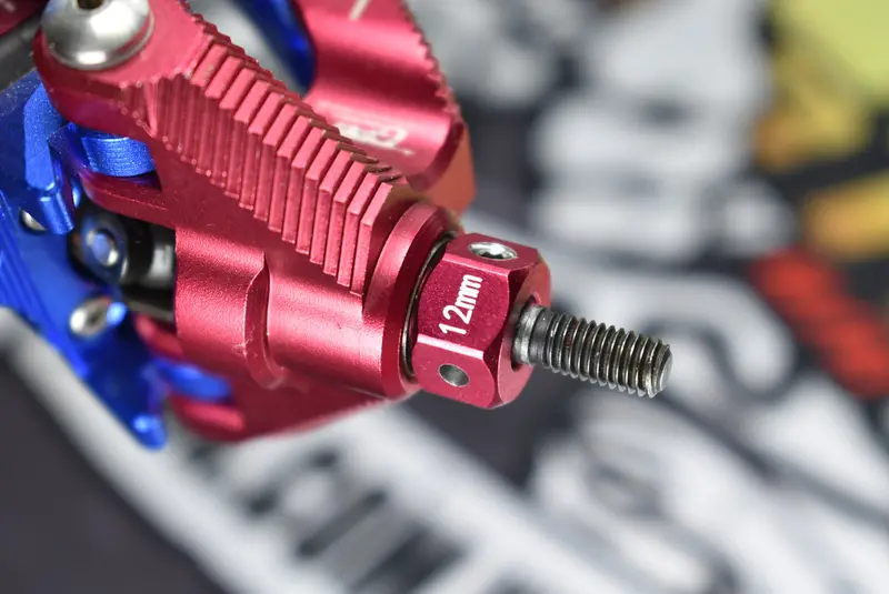 Losi 1/8 Lmt 4Wd Solid Axle Monster Truck Upgrade Parts Aluminum 6061-T6 Hex Adapter (12Mmx8mm) - Red 2