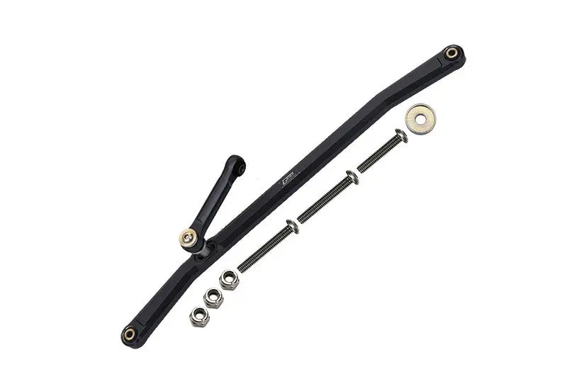 Losi 1/8 Lmt 4Wd Solid Axle Monster Truck Upgrade Parts Aluminum Front Steering Tie Rods - 8Pc Set Black 1