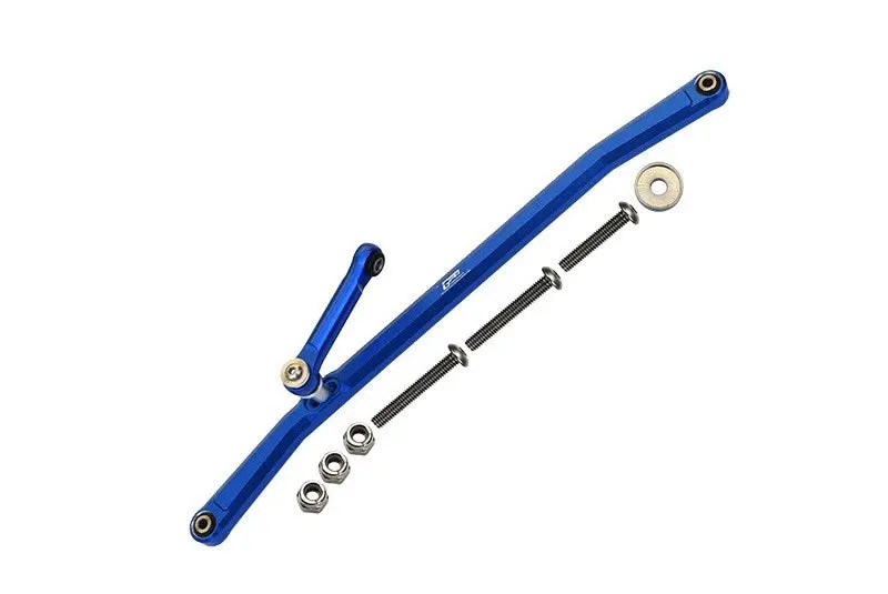 Losi 1/8 Lmt 4Wd Solid Axle Monster Truck Upgrade Parts Aluminum Front Steering Tie Rods - 8Pc Set Blue 1