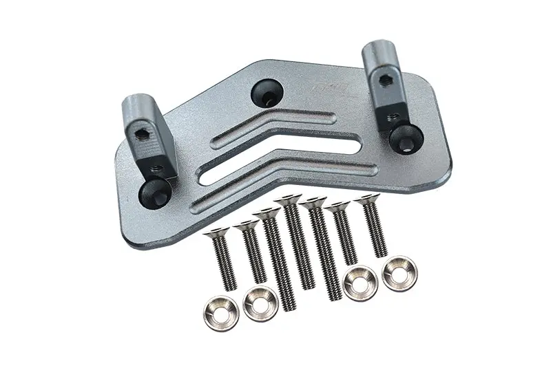 Losi 1/8 Lmt 4Wd Solid Axle Monster Truck Upgrade Parts Aluminum Servo Mount - 12Pc Set Gray Silver 1