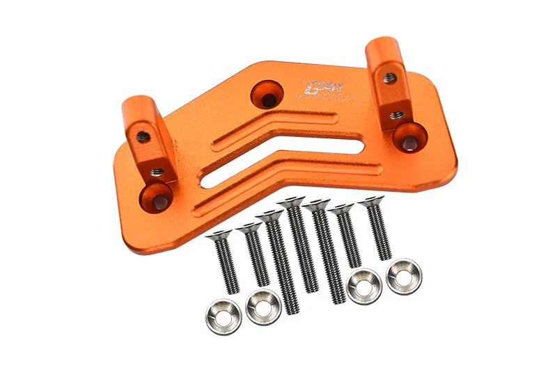 Losi 1/8 Lmt 4Wd Solid Axle Monster Truck Upgrade Parts Aluminum Servo Mount - 12Pc Set Orange 1