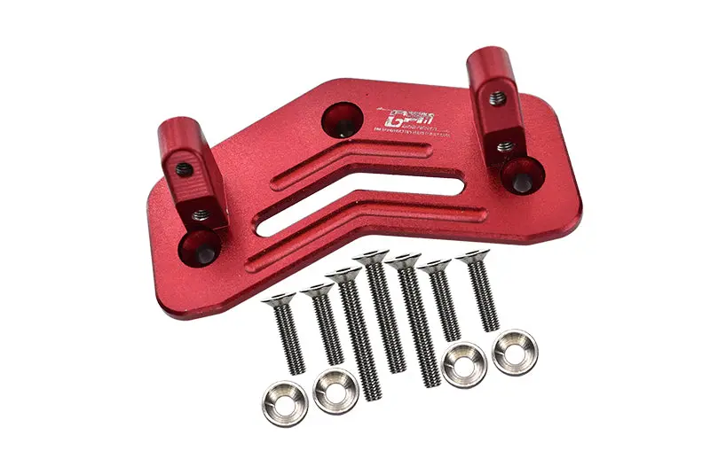 Losi 1/8 Lmt 4Wd Solid Axle Monster Truck Upgrade Parts Aluminum Servo Mount - 12Pc Set Red 1