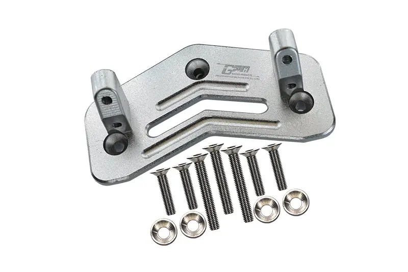Losi 1/8 Lmt 4Wd Solid Axle Monster Truck Upgrade Parts Aluminum Servo Mount - 12Pc Set Silver 1