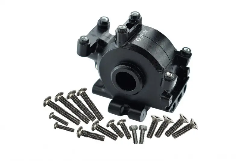 Losi 1:10 Baja Rey / Rock Rey Aluminum Front Gear Box - 1 Set Black 1