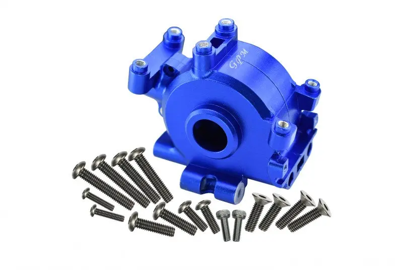 Losi 1:10 Baja Rey / Rock Rey Aluminum Front Gear Box - 1 Set Blue 1