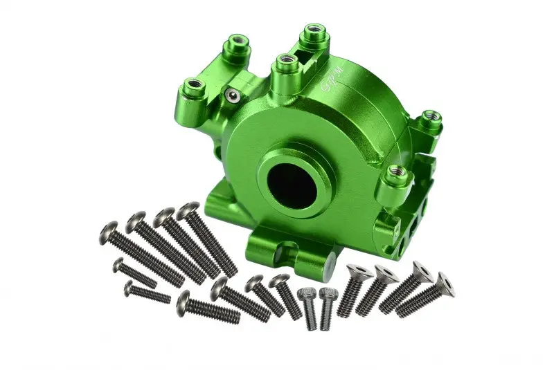 Losi 1:10 Baja Rey / Rock Rey Aluminum Front Gear Box - 1 Set Green 1