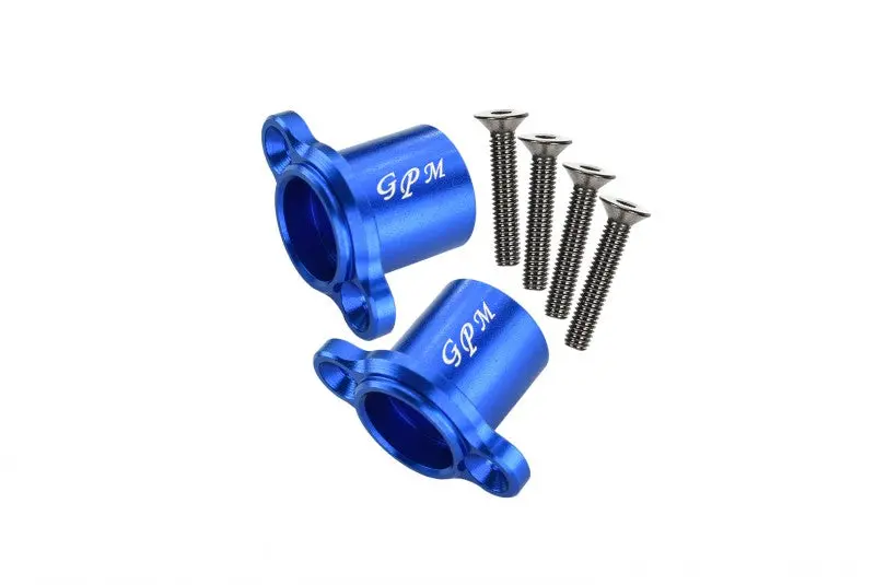 Losi 1:10 Baja Rey / Rock Rey / Hammer Rey U4 Aluminum Rear Axle Adapters - 1Pr Set Blue 1