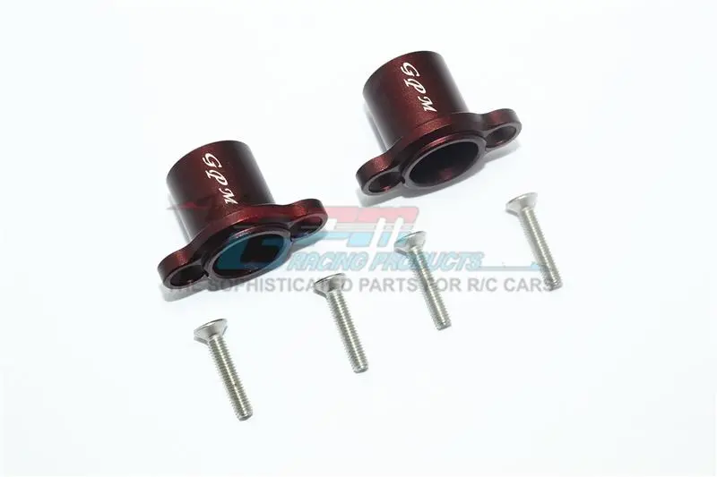 Losi 1:10 Baja Rey / Rock Rey / Hammer Rey U4 Aluminum Rear Axle Adapters - 1Pr Set Brown 1