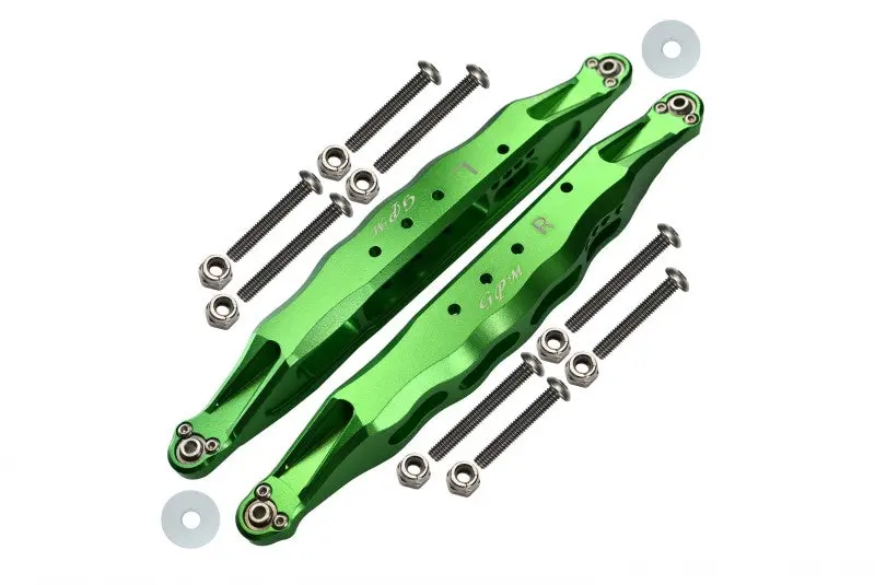 Losi 1:10 Baja Rey / Rock Rey / Hammer Rey U4 Aluminum Rear Lower Trailing Arms - 1Pr Set Green 1