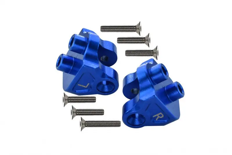 Losi 1:10 Baja Rey / Rock Rey / Hammer Rey U4 Aluminum Rear Upper Axle Mount Set For Suspension Links - 1Pr Set Blue 1